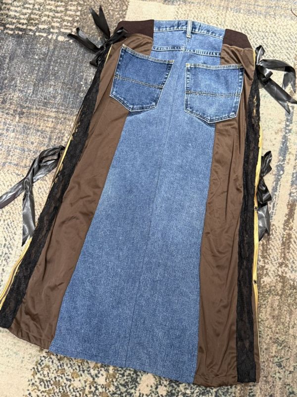 Remake 美式蕾絲拼接裙 