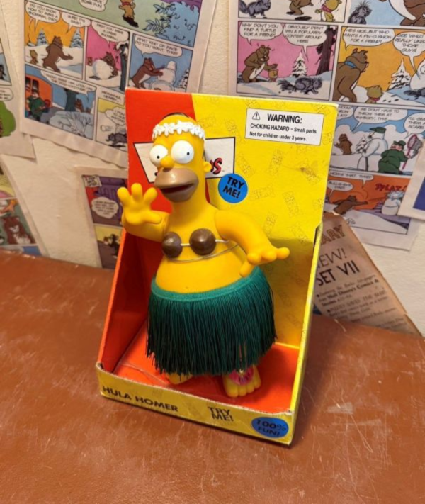 2002年 Homer Simpson Big 夏威夷草裙舞河馬 