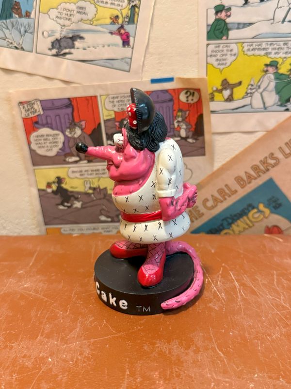 2008年 Rat Fink Cup Cake Nodding doll 醜米妮 