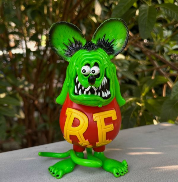 2019年 Rat fink 經典站姿軟膠系列 經典綠 
