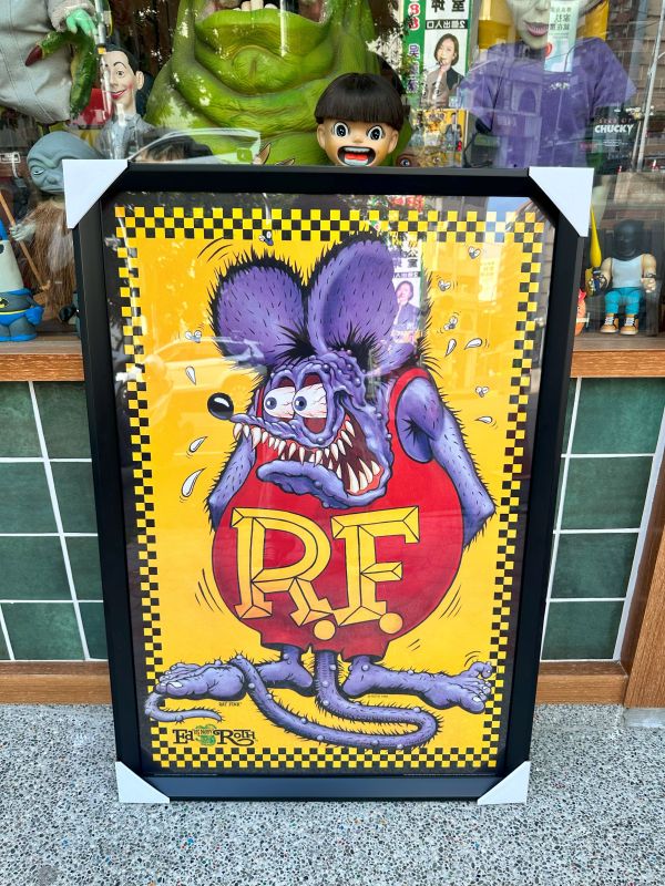 2000年 發布RatFink Ed “Big Daddy” Roth Boss Mustang 授權正版海報 