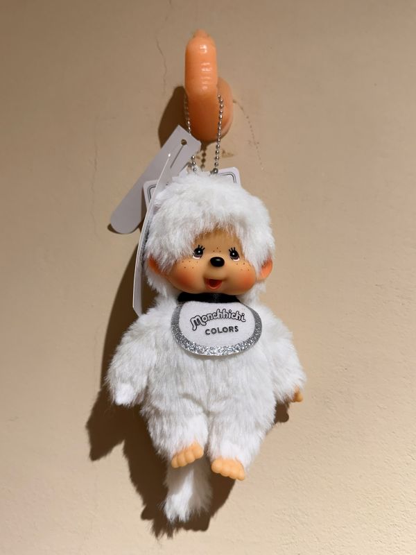 日本 正版 Monchhichi 馬卡龍 夢奇奇 吊飾鑰匙圈 