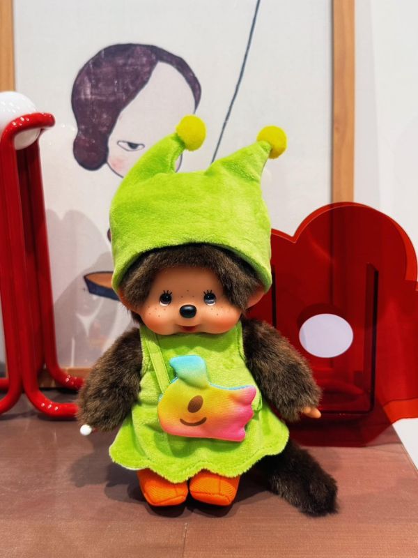 [泰國限定]Monchhichi 與Greenie & Elfie 聯名 綠色精靈 夢奇奇 