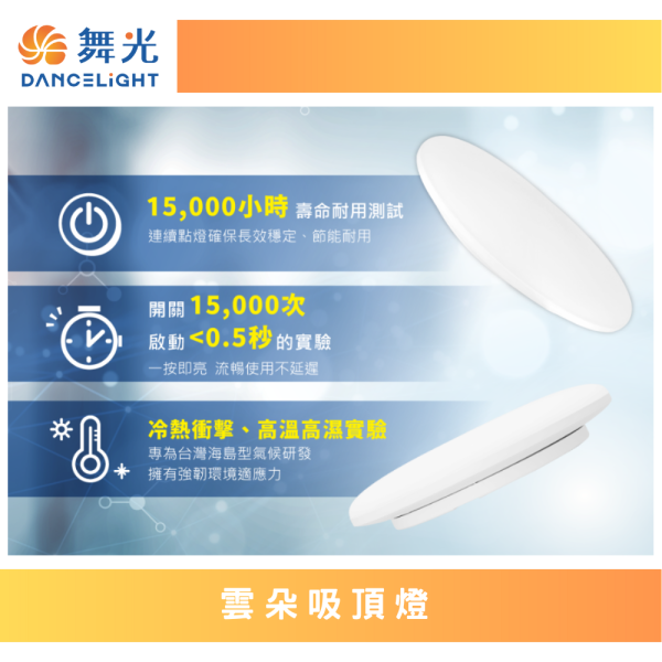 【舞光】雲朵吸頂燈16w 