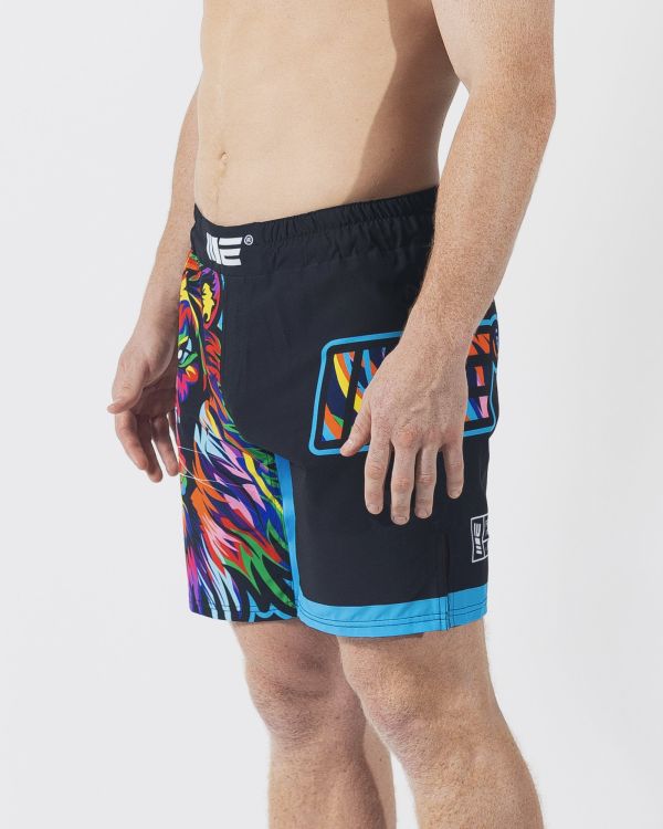 【TMMA】ENGAGE HIGHER LION 格鬥短褲 - 黑 - HRL-GS-BLK #泰褲 #道褲 #格鬥裝備 #TMMA #台北格鬥運動館 #格鬥用品 #拳擊 #拳擊有氧 #踢拳 #踢拳擊 #泰拳 #散打 #MMA #格鬥 #格鬥周邊 #泰拳褲 #格鬥褲 #運動褲 #格鬥短褲 #短褲 #ENGAGE