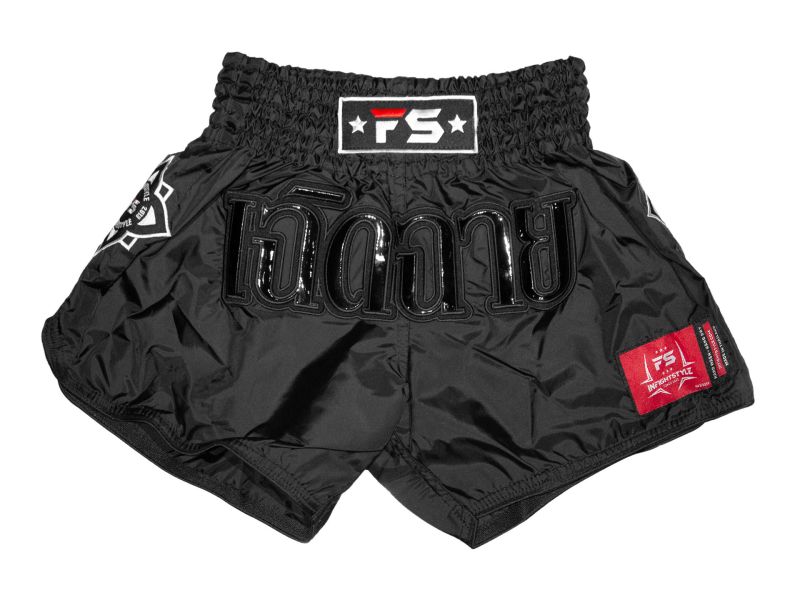 【TMMA 】InFightStyle Nylon Lotus系列 泰拳褲 - 黑/黑 - IFS-NLR-BLACK BLACK #泰褲 #道褲 #格鬥裝備 #TMMA #台北格鬥運動館 #格鬥用品 #拳擊 #拳擊有氧 #踢拳 #踢拳擊 #泰拳 #散打 #MMA #格鬥 #格鬥周邊 #泰拳褲 #格鬥褲 #運動褲 #格鬥短褲 #短褲  #INFIGHTSTYLE