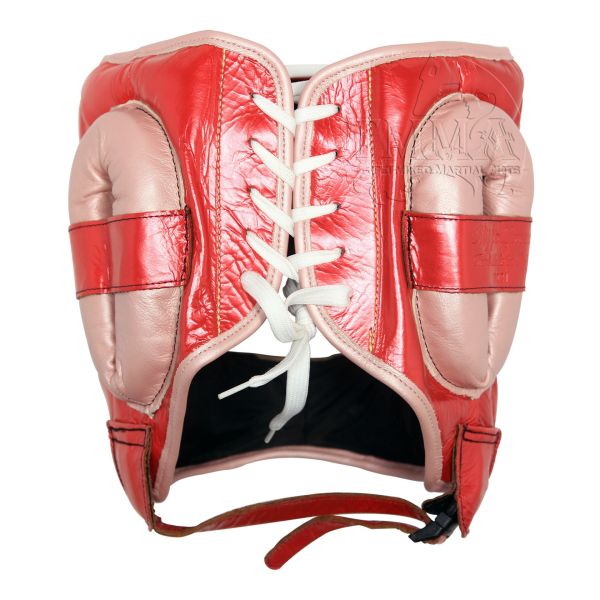 【TMMA】DI NARDO 義大利手工真皮訓練頭盔（護弓型） - 金屬金/金屬紅 - MKI #訓練頭盔 #訓練頭套 #格鬥裝備 #TMMA #台北格鬥運動館 #格鬥用品 #拳擊 #拳擊有氧 #踢拳 #踢拳擊 #泰拳 #散打 #MMA #格鬥 #初階訓練頭盔 #初階訓練頭套 #入門訓練頭盔 #入門訓練頭套 #比賽頭盔 #比賽頭套 DI NARDO