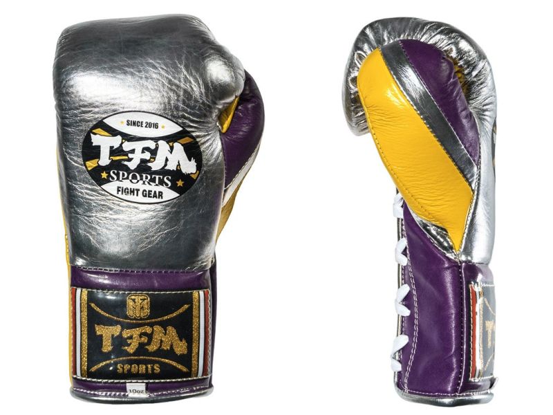 【TMMA】TFM RL5系列 真皮 綁繩式 訓練 拳擊 拳套 10oz- 銀/黃/紫 - RL5 #拳套 #拳擊手套 #格鬥裝備 #格鬥用品 #拳擊 #拳擊有氧 #踢拳 #踢拳擊 #泰拳 #散打 #MMA #格鬥 #沙包拳套 #沙包 #練習拳套 #練習拳套 #手綁帶