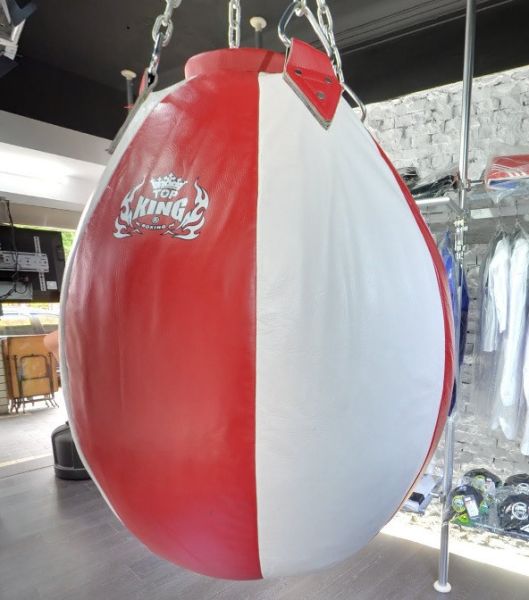 【TMMA】TOP KING 真皮 練習沙袋 - 水滴型 - 白/紅 - TK WD WH/RE #格鬥裝備 #TMMA #台北格鬥運動館 #格鬥用品 #拳擊 #拳擊有氧 #踢拳 #踢拳擊 #泰拳 #散打 #MMA #格鬥 #格鬥周邊 #沙袋 #沙包 #沙袋 #拳擊沙袋 #拳擊沙包 #水滴沙袋 #水滴沙包 #水滴沙袋 #水滴拳擊沙袋 #水滴拳擊沙包 #TOP KING