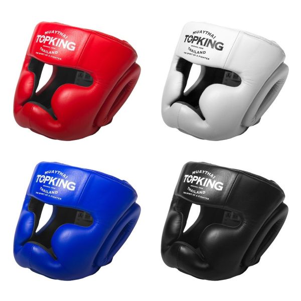 【TMMA】TOP KING 全覆式頭盔 - 紅、白、藍、黑 - TK HG TC #訓練頭盔 #訓練頭套 #格鬥裝備 #TMMA #台北格鬥運動館 #格鬥用品 #拳擊 #拳擊有氧 #踢拳 #踢拳擊 #泰拳 #散打 #MMA #格鬥 #初階訓練頭盔 #初階訓練頭套 #入門訓練頭盔 #入門訓練頭套 #比賽頭盔 #比賽頭套 #TOP KING