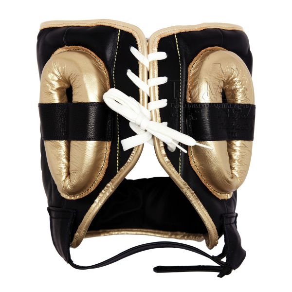 【TMMA】DI NARDO 義大利手工真皮訓練頭盔（護弓型） - 金屬金/黑 - 0LL #訓練頭盔 #訓練頭套 #格鬥裝備 #TMMA #台北格鬥運動館 #格鬥用品 #拳擊 #拳擊有氧 #踢拳 #踢拳擊 #泰拳 #散打 #MMA #格鬥 #初階訓練頭盔 #初階訓練頭套 #入門訓練頭盔 #入門訓練頭套 #比賽頭盔 #比賽頭套 DI NARDO