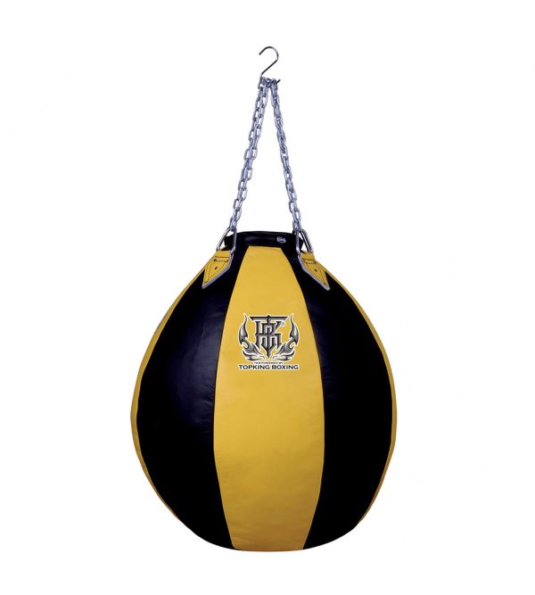 【TMMA】TOP KING 水滴型沙袋手工真皮 - 黑/黃 - TK WD BK/YE #格鬥裝備 #TMMA #台北格鬥運動館 #格鬥用品 #拳擊 #拳擊有氧 #踢拳 #踢拳擊 #泰拳 #散打 #MMA #格鬥 #格鬥周邊 #沙袋 #沙包 #沙袋 #拳擊沙袋 #拳擊沙包 #水滴沙袋 #水滴沙包 #水滴沙袋 #水滴拳擊沙袋 #水滴拳擊沙包 #TOP KING