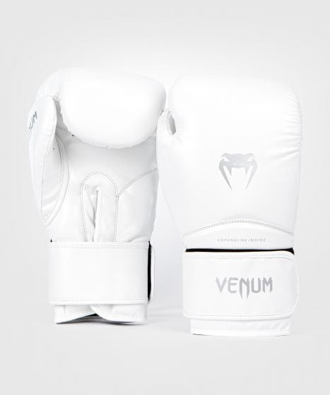 【TMMA】Venum 競爭者 1.5 兒童入門合成皮拳套 拳擊 泰拳 踢拳 - 白/銀  - 5393-224 