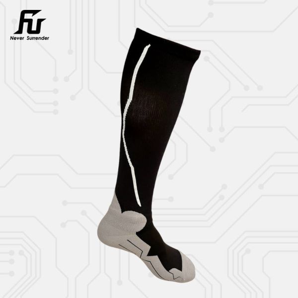 【TMMA】FUEGO 加壓拳擊長襪 - 黑/灰 - FUE SOC #拳套 #拳擊手套 #格鬥裝備 #格鬥用品 #拳擊 #拳擊有氧 #踢拳 #踢拳擊 #泰拳 #散打 #MMA #格鬥 #沙包拳套 #沙包 #練習拳套 #練習拳套 #手綁帶