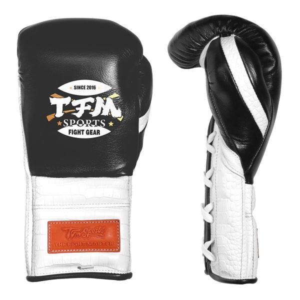 【TMMA】TFM RL3系列 真皮 綁繩式 訓練 拳擊 拳套 12oz- 黑/白 - RL3 #拳套 #拳擊手套 #格鬥裝備 #格鬥用品 #拳擊 #拳擊有氧 #踢拳 #踢拳擊 #泰拳 #散打 #MMA #格鬥 #沙包拳套 #沙包 #練習拳套 #練習拳套 #手綁帶