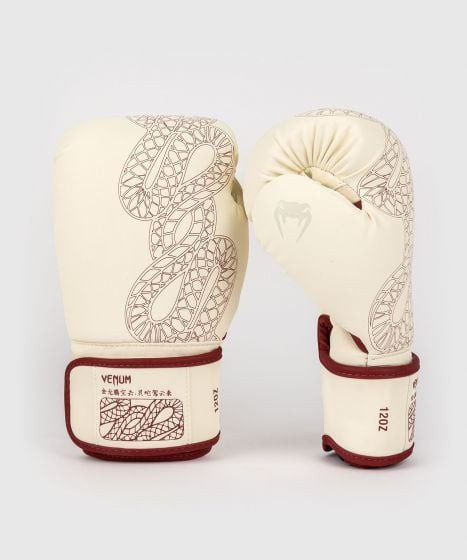 【TMMA】VENUM Serpenti系列 拳擊 泰拳 合成皮 拳套-象牙白/酒紅-05789-056 #拳套 #拳擊手套 #格鬥裝備 #格鬥用品 #拳擊 #拳擊有氧 #踢拳 #踢拳擊 #泰拳 #散打 #MMA #格鬥 #沙包拳套 #沙包 #練習拳套 #練習拳套 #手綁帶