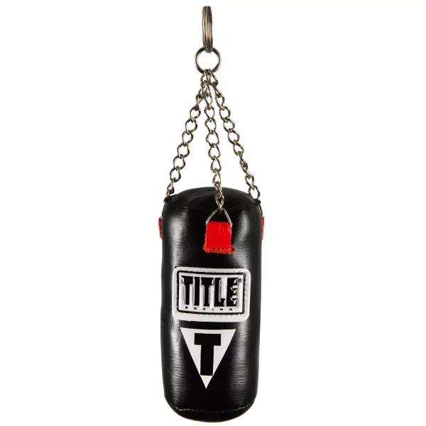 【TMMA】TITLE 迷你 沙袋 鑰匙圈 吊飾-黑-MHBKR #吊飾 #TMMA #台北格鬥運動館 #格鬥用品 #拳擊 #拳擊有氧 #踢拳 #踢拳擊 #泰拳 #散打 #MMA #格鬥 #拳套吊飾 #拳擊手套吊飾 #拳套鑰匙圈 #拳擊手套鑰匙圈 #TITLE