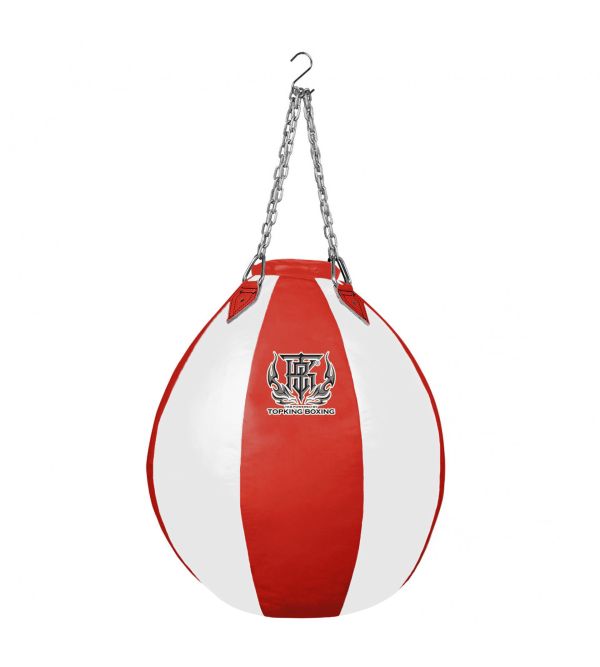 【TMMA】TOP KING 真皮 練習沙袋 - 水滴型 - 白/紅 - TK WD WH/RE #格鬥裝備 #TMMA #台北格鬥運動館 #格鬥用品 #拳擊 #拳擊有氧 #踢拳 #踢拳擊 #泰拳 #散打 #MMA #格鬥 #格鬥周邊 #沙袋 #沙包 #沙袋 #拳擊沙袋 #拳擊沙包 #水滴沙袋 #水滴沙包 #水滴沙袋 #水滴拳擊沙袋 #水滴拳擊沙包 #TOP KING