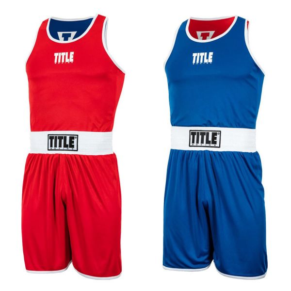 【TMMA】TITLE 菁英系列2.0 兩面穿拳擊服套裝 - 紅/藍 - RTABS8 #拳擊服 #格鬥裝備 #TMMA #台北格鬥運動館 #格鬥用品 #拳擊 #拳擊有氧 #踢拳 #踢拳擊 #泰拳 #散打 #MMA #格鬥 #格鬥周邊 #拳擊服套裝 #拳擊比賽服 #比賽服 #田徑服 #TITLE
