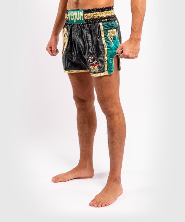 【TMMA】VENUM x WBC 限量聯名款 泰拳褲 - 黑/綠 - EU-04175-102 #泰褲 #道褲 #格鬥裝備 #TMMA #台北格鬥運動館 #格鬥用品 #拳擊 #拳擊有氧 #踢拳 #踢拳擊 #泰拳 #散打 #MMA #格鬥 #格鬥周邊 #泰拳褲 #格鬥褲 #運動褲 #格鬥短褲 #短褲  #VENUM