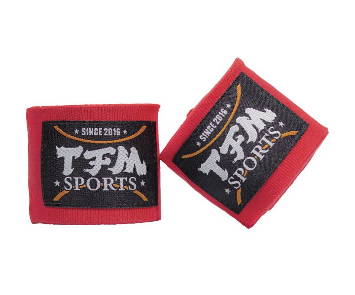 【TMMA】TFM 專業手綁帶 - 4.5米 - 紅 - TFM HB 