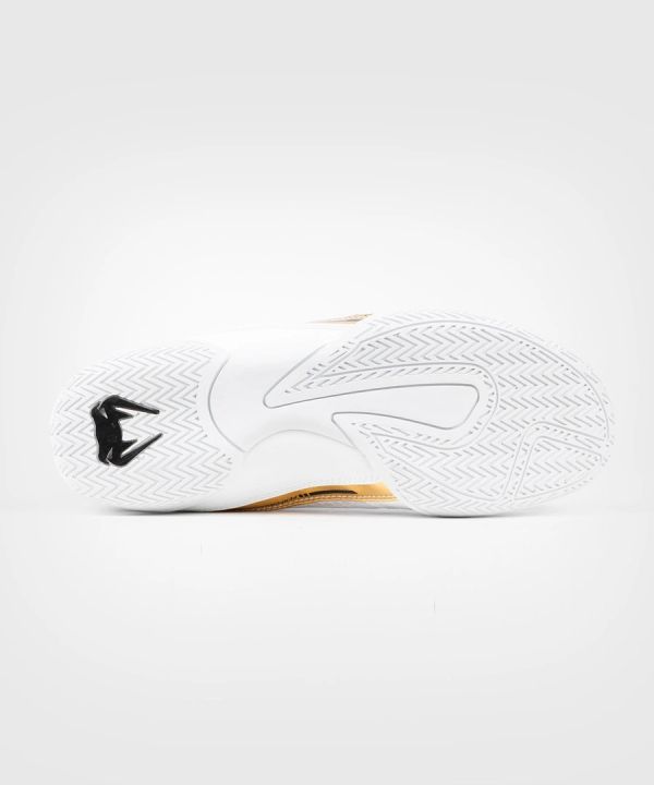 【TMMA】VENUM ELITE 系列 中高筒 輕量 合成皮 拳擊鞋 - 白/金/黑 - EU-03681-520 #拳擊鞋 #格鬥裝備 #TMMA #台北格鬥運動館 #格鬥用品 #拳擊 #拳擊有氧 #踢拳 #踢拳擊 #泰拳 #散打 #MMA #格鬥 #比賽拳擊鞋 #入門拳擊鞋 #初階拳擊鞋 #VENUM