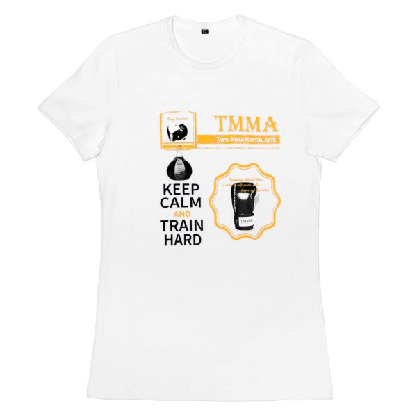 【TMMA】TMMA限定 高磅數棉質短袖圓領T恤 拳套圖樣 - 白/黃-TMMA-005 #拳套 #拳擊手套 #TMMA #台北格鬥運動館 #格鬥裝備 #格鬥用品 #拳擊 #拳擊有氧 #踢拳 #踢拳擊 #泰拳 #散打 #MMA #格鬥 #沙包拳套 #練習拳套 #比賽拳套 #初階拳套 #入門拳套 #專業拳套 #TMMA