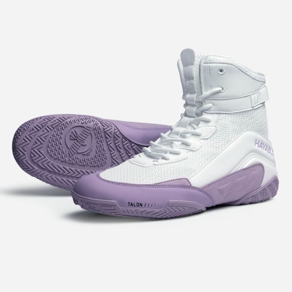 【TMMA】HAYABUSA Talon系列 輕量 中筒 合成皮 網布 拳擊鞋-白/紫-TBS #拳擊鞋 #格鬥裝備 #TMMA #台北格鬥運動館 #格鬥用品 #拳擊 #拳擊有氧 #踢拳 #踢拳擊 #泰拳 #散打 #MMA #格鬥 #比賽拳擊鞋 #入門拳擊鞋 #初階拳擊鞋 #HAYABUSA