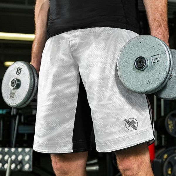 【TMMA】HAYABUSA Hexagon 專業格鬥短褲-白-FS02-W #泰褲 #道褲 #格鬥裝備 #TMMA #台北格鬥運動館 #格鬥用品 #拳擊 #拳擊有氧 #踢拳 #踢拳擊 #泰拳 #散打 #MMA #格鬥 #格鬥周邊 #泰拳褲 #格鬥褲 #運動褲 #格鬥短褲 #短褲 #MMA褲 #HAYABUSA