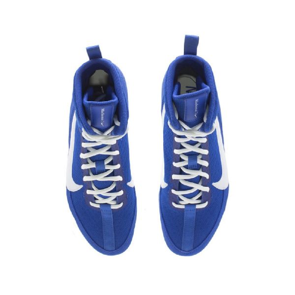 【TMMA】NIKE MACHOMAI系列 3代 中筒拳擊鞋 - 藍/白 -HF7333-400 #拳擊鞋 #格鬥裝備 #TMMA #台北格鬥運動館 #格鬥用品 #拳擊 #拳擊有氧 #踢拳 #踢拳擊 #泰拳 #散打 #MMA #格鬥 #比賽拳擊鞋 #入門拳擊鞋 #初階拳擊鞋 #NIKE