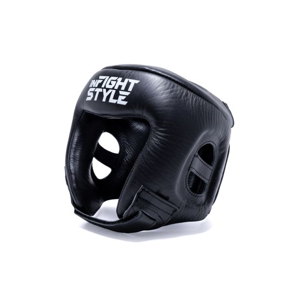 【TMMA】InFightStyle 真皮開放式訓練頭盔 拳擊 泰拳 踢拳 - 黑 - FSHGCOMPL #訓練頭盔 #訓練頭套 #格鬥裝備 #TMMA #台北格鬥運動館 #格鬥用品 #拳擊 #拳擊有氧 #踢拳 #踢拳擊 #泰拳 #散打 #MMA #格鬥 #初階訓練頭盔 #初階訓練頭套 #入門訓練頭盔 #入門訓練頭套 #比賽頭盔 #比賽頭套 #INFIGHTSTYLE