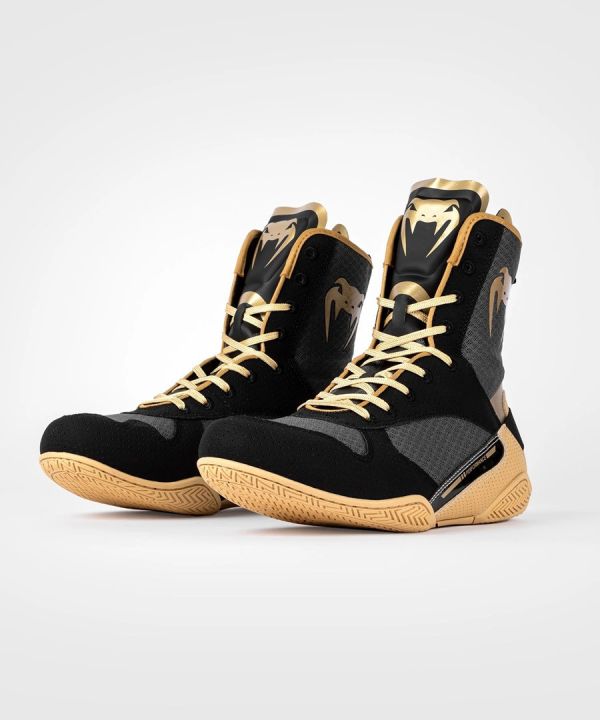 【TMMA】VENUM ELITE 系列 中高筒 輕量 合成皮 拳擊鞋 - 黑/淺褐色- EU-03681-617 #拳擊鞋 #格鬥裝備 #TMMA #台北格鬥運動館 #格鬥用品 #拳擊 #拳擊有氧 #踢拳 #踢拳擊 #泰拳 #散打 #MMA #格鬥 #比賽拳擊鞋 #入門拳擊鞋 #初階拳擊鞋 #VENUM