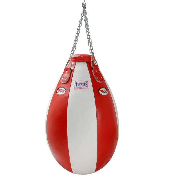 【TMMA】TWINS 真皮 練習 水滴 沙袋 - 紅/白- PPL1 #格鬥裝備 #TMMA #台北格鬥運動館 #格鬥用品 #拳擊 #拳擊有氧 #踢拳 #踢拳擊 #泰拳 #散打 #MMA #格鬥 #格鬥周邊 #沙袋 #沙包 #沙袋 #拳擊沙袋 #拳擊沙包 #水滴沙袋 #水滴沙包 #水滴沙袋 #水滴拳擊沙袋 #水滴拳擊沙包 #TWINS