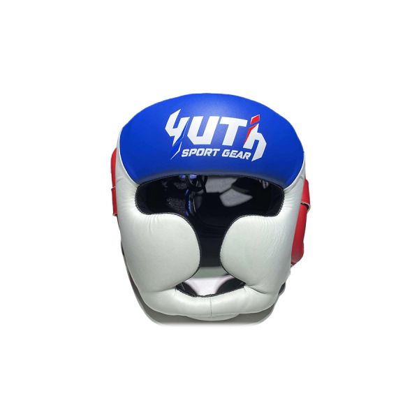 【TMMA】Yuth 全覆式頭盔 拳擊 泰拳 踢拳 -藍/白/紅- YHG002 #訓練頭盔 #訓練頭套 #格鬥裝備 #TMMA #台北格鬥運動館 #格鬥用品 #拳擊 #拳擊有氧 #踢拳 #踢拳擊 #泰拳 #散打 #MMA #格鬥 #初階訓練頭盔 #初階訓練頭套 #入門訓練頭盔 #入門訓練頭套 #比賽頭盔 #比賽頭套 #YUTH