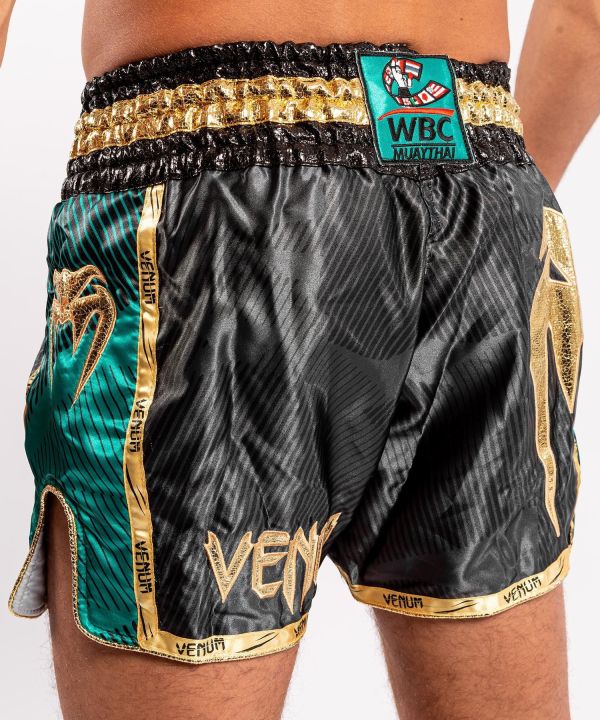 【TMMA】VENUM x WBC 限量聯名款 泰拳褲 - 黑/綠 - EU-04175-102 #泰褲 #道褲 #格鬥裝備 #TMMA #台北格鬥運動館 #格鬥用品 #拳擊 #拳擊有氧 #踢拳 #踢拳擊 #泰拳 #散打 #MMA #格鬥 #格鬥周邊 #泰拳褲 #格鬥褲 #運動褲 #格鬥短褲 #短褲  #VENUM