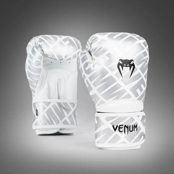 【TMMA】Venum 競爭者Contender 1.5 XT 兒童合成皮拳套 - 白/銀 - 05395-224 #拳套 #拳擊手套 #格鬥裝備 #格鬥用品 #拳擊 #拳擊有氧 #踢拳 #踢拳擊 #泰拳 #散打 #MMA #格鬥 #沙包拳套 #沙包 #練習拳套 #練習拳套 #手綁帶