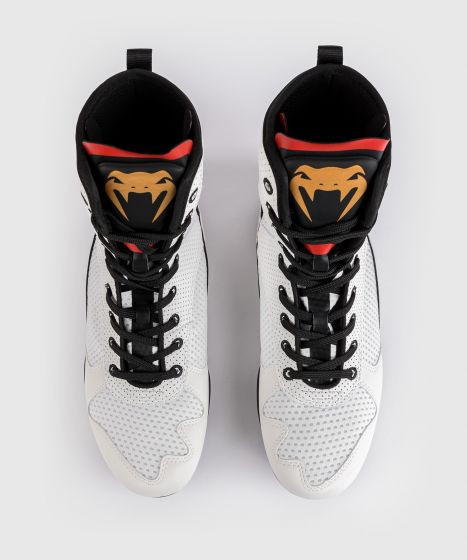 【TMMA】VENUM ELITE 系列 中高筒 輕量 合成皮 拳擊鞋 - 冰/金- EU-03681-002 #拳擊鞋 #格鬥裝備 #TMMA #台北格鬥運動館 #格鬥用品 #拳擊 #拳擊有氧 #踢拳 #踢拳擊 #泰拳 #散打 #MMA #格鬥 #比賽拳擊鞋 #入門拳擊鞋 #初階拳擊鞋 #VENUM