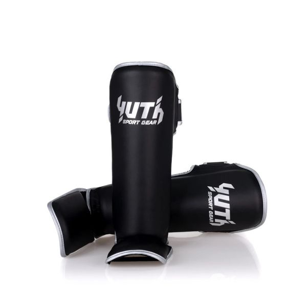 【TMMA】Yuth 金牌系列 泰拳 踢拳 合成皮 護腳脛 -黑/銀- YSG1 #護腳脛 #腳脛 #棉織腳脛 #棉織護腳脛 #格鬥裝備 #TMMA #台北格鬥運動館 #格鬥用品 #拳擊 #拳擊有氧 #踢拳 #踢拳擊 #泰拳 #散打 #MMA #格鬥 #比賽護腳脛 #比賽腳脛 #比賽棉織腳脛 #入門腳脛 #入門護腳脛 #初階護腳脛 #初階腳脛 #YUTH