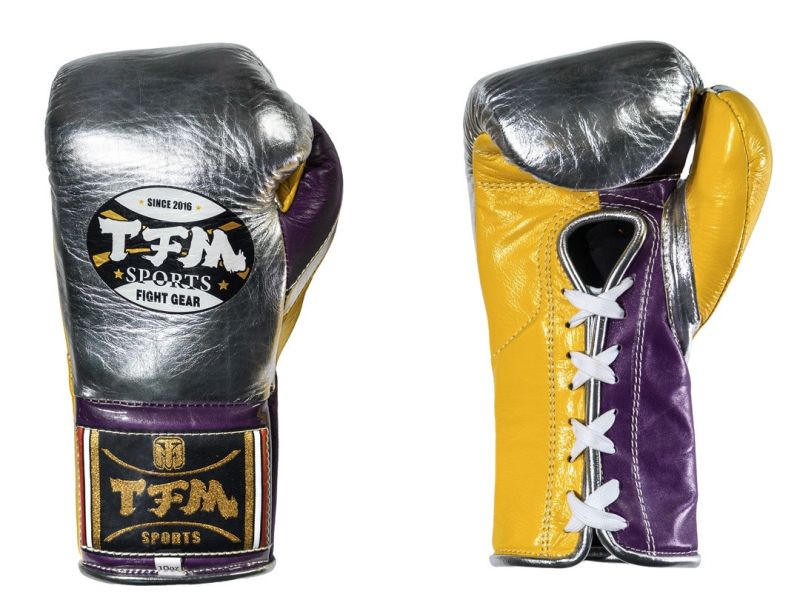 【TMMA】TFM RL5系列 真皮 綁繩式 訓練 拳擊 拳套 10oz- 銀/黃/紫 - RL5 #拳套 #拳擊手套 #格鬥裝備 #格鬥用品 #拳擊 #拳擊有氧 #踢拳 #踢拳擊 #泰拳 #散打 #MMA #格鬥 #沙包拳套 #沙包 #練習拳套 #練習拳套 #手綁帶