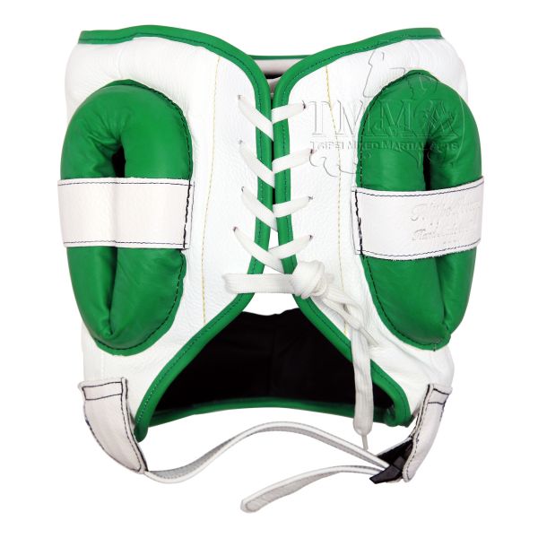 【TMMA】DI NARDO 義大利手工真皮訓練頭盔（護弓型） - 綠/白 - 3AA #訓練頭盔 #訓練頭套 #格鬥裝備 #TMMA #台北格鬥運動館 #格鬥用品 #拳擊 #拳擊有氧 #踢拳 #踢拳擊 #泰拳 #散打 #MMA #格鬥 #初階訓練頭盔 #初階訓練頭套 #入門訓練頭盔 #入門訓練頭套 #比賽頭盔 #比賽頭套 DI NARDO