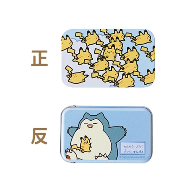 逃跑 可達鴨 呆呆獸 卡比獸 伊布 皮卡丘 糖果鐵盒 寶可夢中心限定 