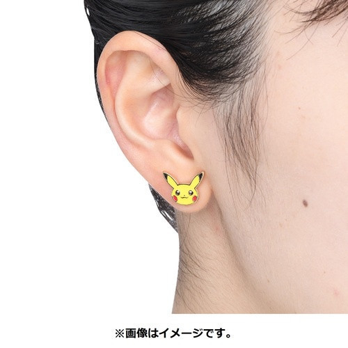 皮卡丘 耳環 針式 ピアス1 寶可夢中心限定 