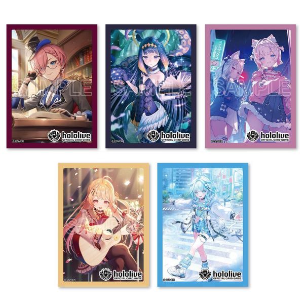 【預購】hocg 琉依 伊那 FUWAMOCO 奏 水宮枢 hololive 武士道 卡套 