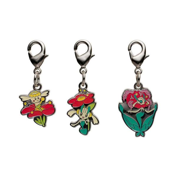 全國圖鑑 Gen6 哈力栗 甲賀忍蛙 火狐狸 烈箭鷹 彩粉蝶 坐騎山羊 金屬吊飾 寶可夢中心限定 