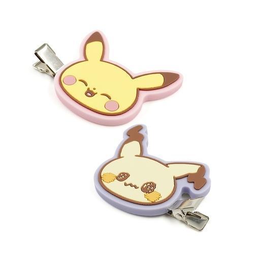Pokepeace 皮卡丘 謎擬Q 橡膠 髮夾 寶可夢中心限定 