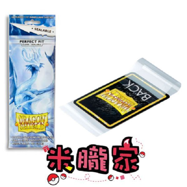 卡套販售 龍盾 防水透明 【正插】 第一層卡套 牌套 1包100張 寶可夢卡牌 WS 魔法風雲會 