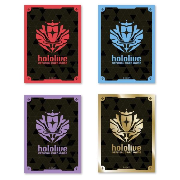 hocg 品牌LOGO 紅藍紫金 hololive 武士道 卡套 