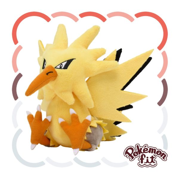 現貨 閃電鳥 布偶 娃娃 Pokémon fit サンダー 神奇寶貝中心限定 