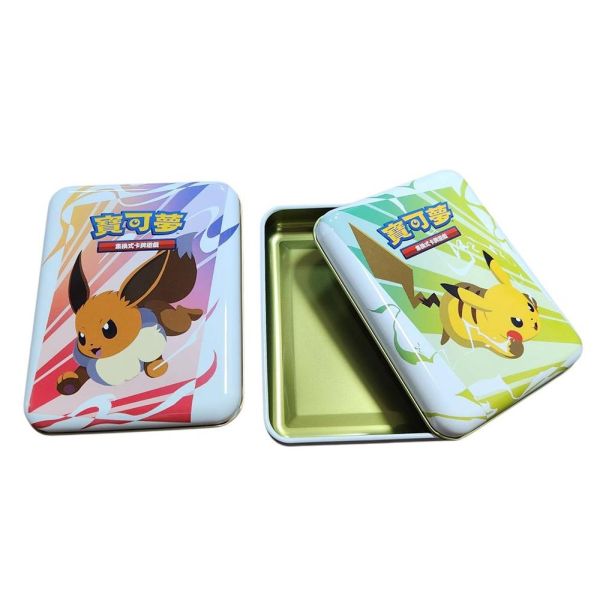 超級進化 歡天喜地組合 伊布 皮卡丘 鐵盒 