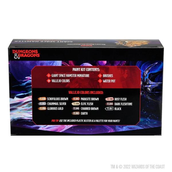 龍與地下城 巨型太空倉鼠 微縮模型 D&D WizKids Vallejo塗色套組 戰棋 